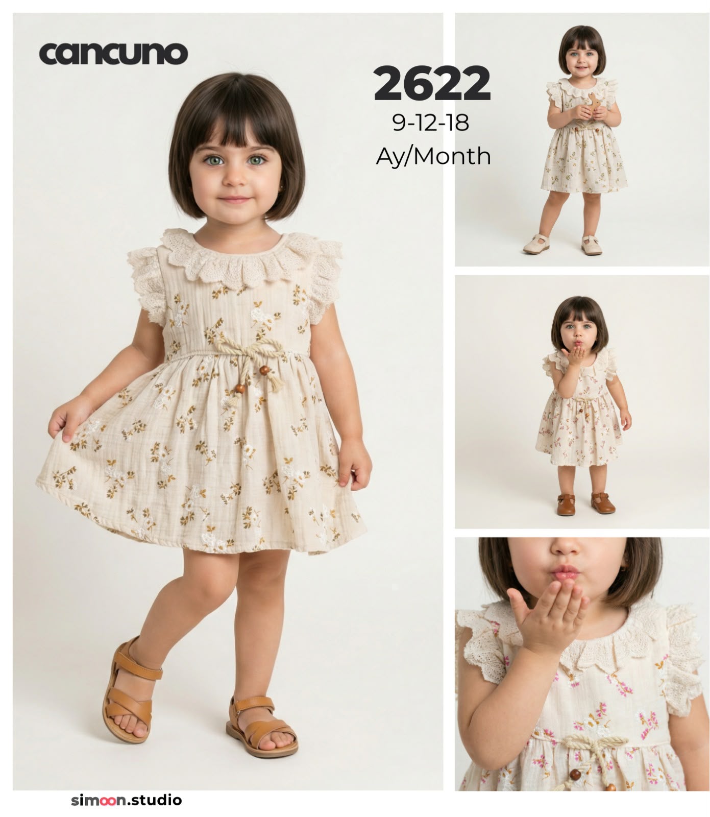 Can Cuno yazlık bebek giyim model 2622