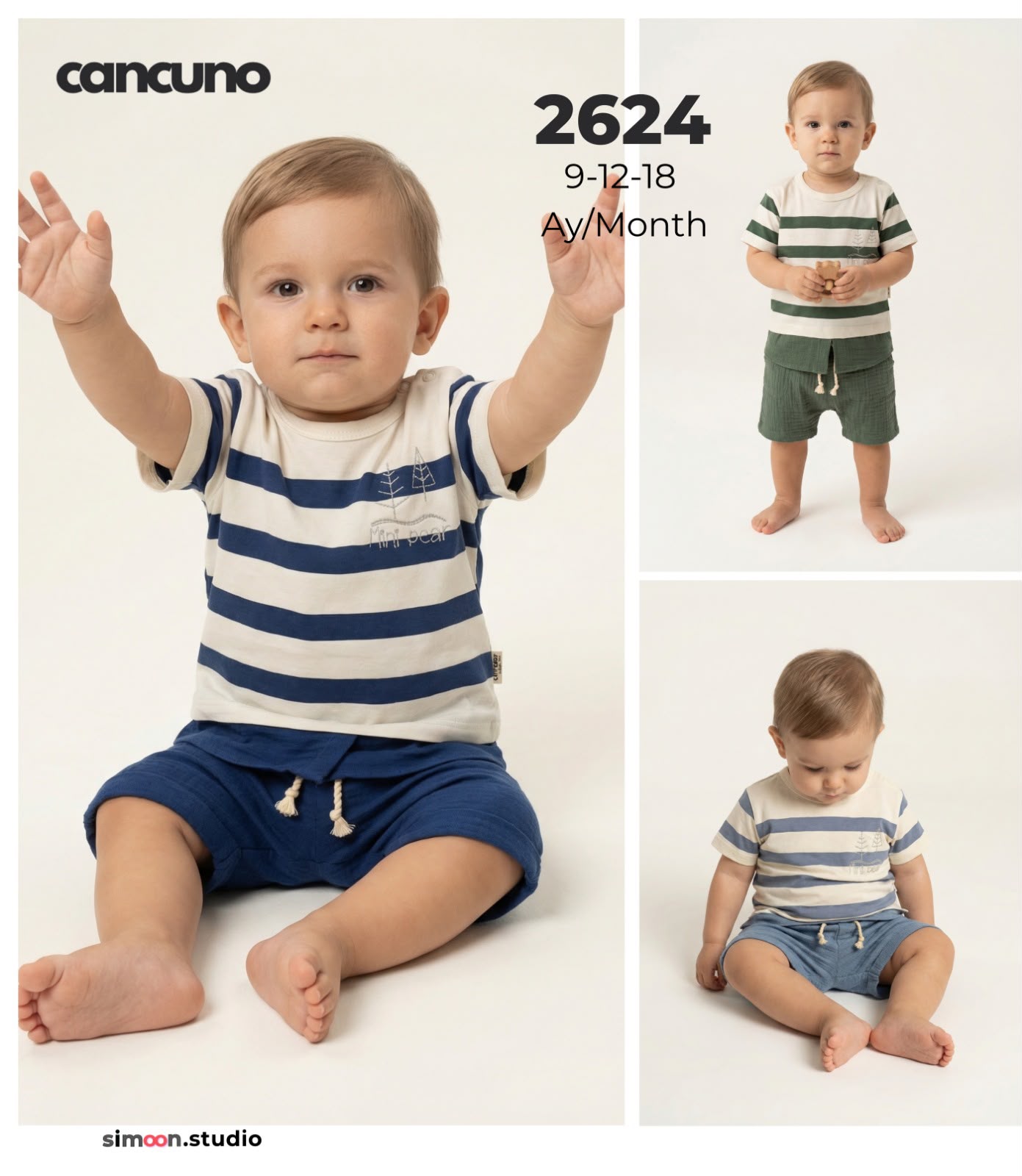Can Cuno yazlık bebek giyim model 2624
