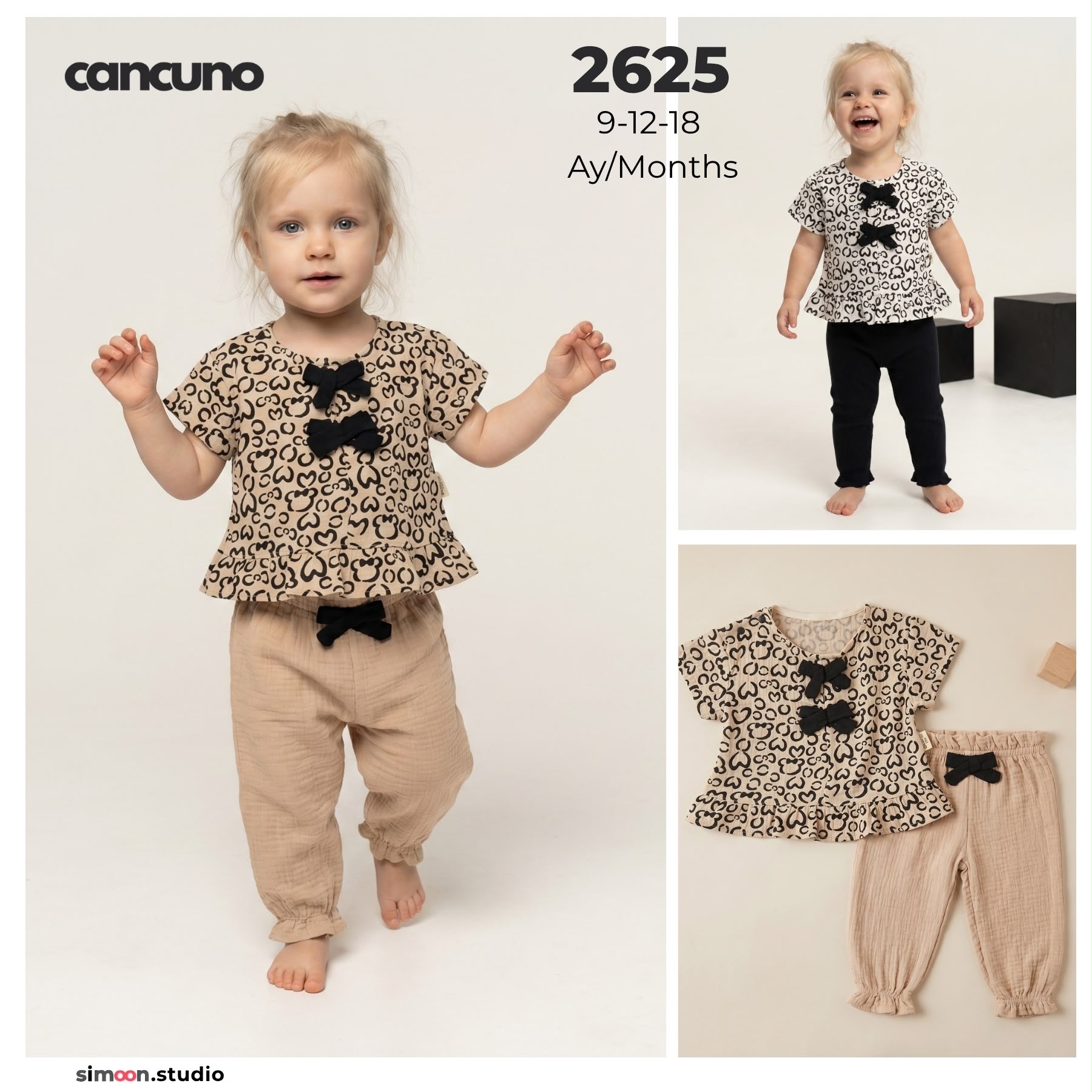 Can Cuno yazlık bebek giyim model 2625