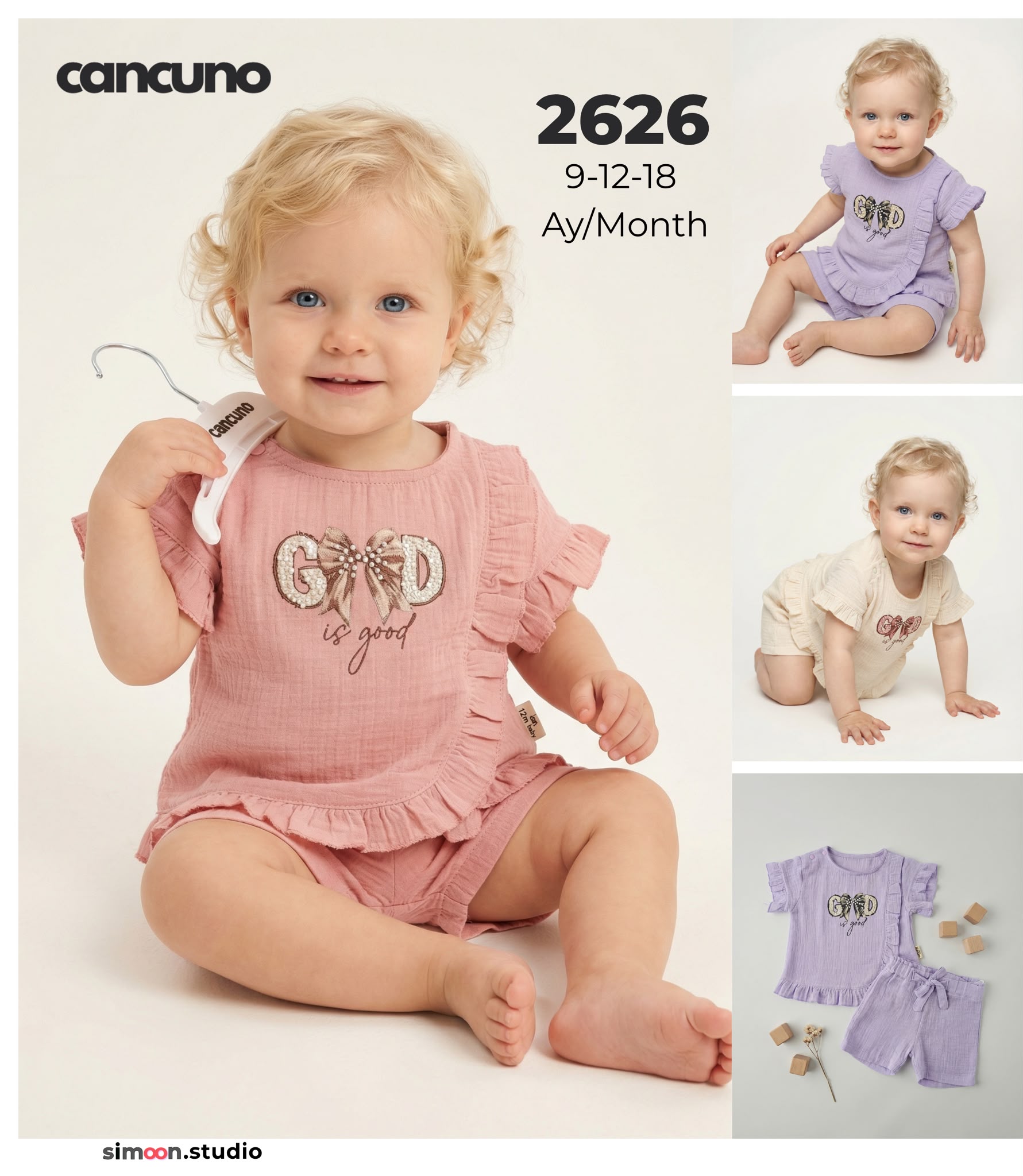 Can Cuno yazlık bebek giyim model 2626