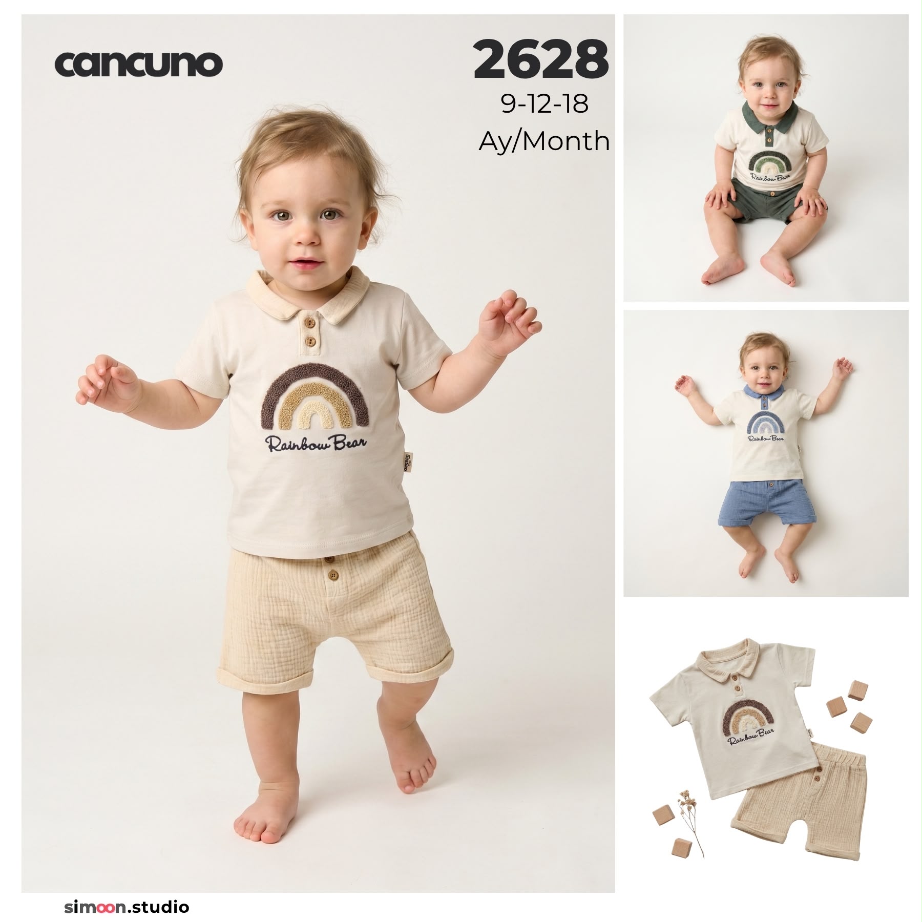 Can Cuno yazlık bebek giyim model 2628
